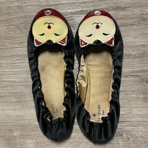 Kate Spade cat ballet flats